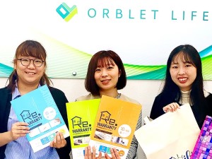 株式会社ＯＲＢＬＥＴ　ＬＩＦＥ 総務職／経験不問／年休120日／月給25万円～／転勤なし