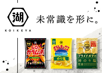 株式会社湖池屋【スタンダード市場】 湖池屋のルート営業／業界未経験可／年休120日／賞与5カ月分