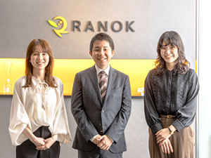 株式会社ＲＡＮＯＫ 本社受付・総務事務（正社員）／完全週休二日／残業ほぼなし