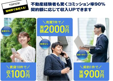 株式会社ＷＡＮＤＹ 不動産エージェント／未経験歓迎／副業OK／隙間時間で収入UP