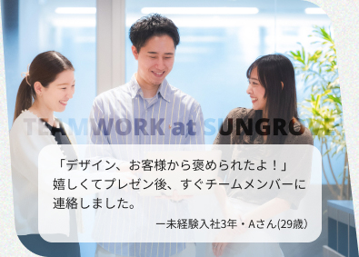 サングローブ株式会社営業総合職／年収1000万円以上が狙える！／未経験歓迎