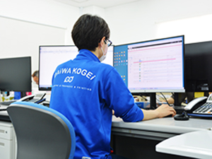 ダイワ光芸株式会社 製版のプロたちの仕事をコントロールする進行管理事務