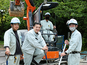 早川水道株式会社 公共の水道管の点検・保守作業／土日祝休み／年収400万円以上