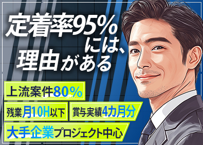 株式会社ＳＨＩＰＳ インフラエンジニア／上流案件が約8割／専任期間は平均2年以上