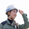 先輩社員｛私も未経験で、入社しました…！｝