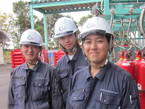 知多高圧ガス株式会社 ガス充填の製造職／年休125日／未経験歓迎／ほぼ定時退社可能