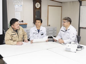 仲野水道設備株式会社 水道設備工事の施工管理／基本土日祝休み／残業月20h程度