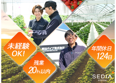 渡辺パイプ株式会社 未経験歓迎／業界大手／農業プラントメーカー／法人営業