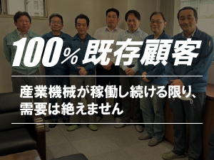 株式会社田倉工具製作所 100％既存顧客／機械工具メーカーのルート営業／土日休み