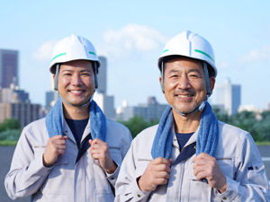 株式会社鈴勝工業 現場での工事サポートスタッフ（作業・管理）／月給30万円～