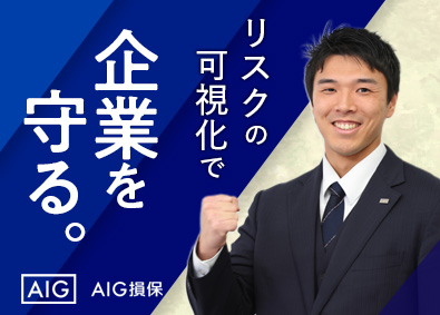 AIG損害保険株式会社 リスクコンサル法人営業／年休125日／転勤なし／手厚い研修