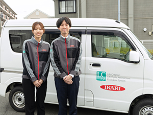 イカリ消毒株式会社 品質管理／年休127日／定着率94％／研修充実／退職金有り