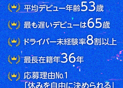 軽急便株式会社 業務委託契約ドライバー／平均デビュー年齢53歳／説明会実施中