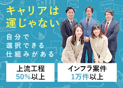 株式会社アイエスエフネット インフラエンジニア／平均残業7.3時間・男性育休率91.1％