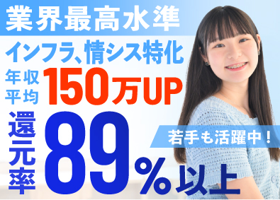 星降る夜のシステムズ株式会社 ITエンジニア／ホワイト企業／還元率89%以上／フルリモOK