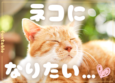 パーソルテンプスタッフ株式会社「funtable（ファンタブル）」(パーソルグループ) ネコのように働ける事務／リモート有・基本定時退社・長期休み有