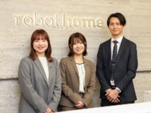 株式会社robot home【スタンダード市場】 賃貸募集（リーシング）／未経験可／年休124／有休消化73％