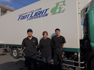 株式会社フットライトコーポレーション 4t車ドライバー／未経験歓迎／ルート配送／曜日休みの希望OK