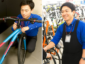 株式会社ビックカメラ【プライム市場】 店舗内での自転車組立・接客／賞与実績4ヶ月／残業月10h程度