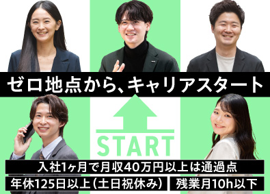 サングローブ株式会社 総合職（営業・企画）／未経験OK／残業ほぼなし／毎月インセン