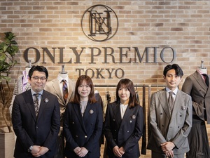 株式会社オンリー スーツの販売職／未経験歓迎／賞与は最大年3回／手当や制度充実