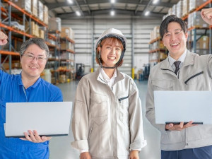 株式会社レーベルロジスティクス EC物流管理職／月33万円～／年休125日／土日祝休／転勤無