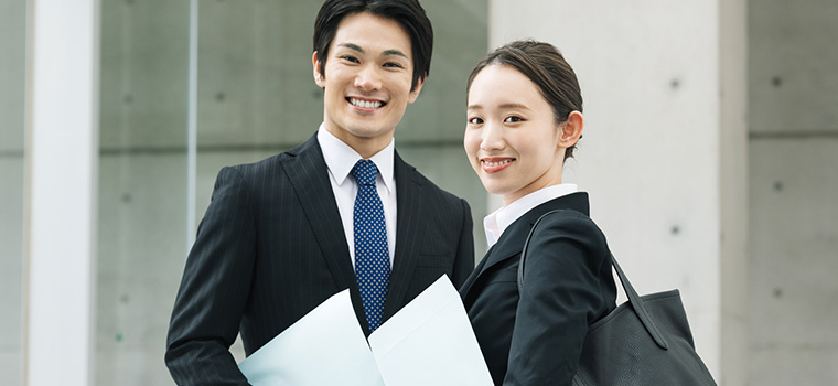 障害者雇用の面接の様子