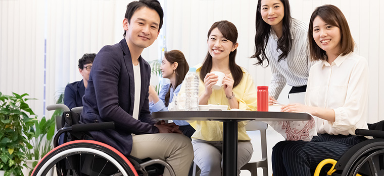 障害者雇用ではたらく風景イメージ