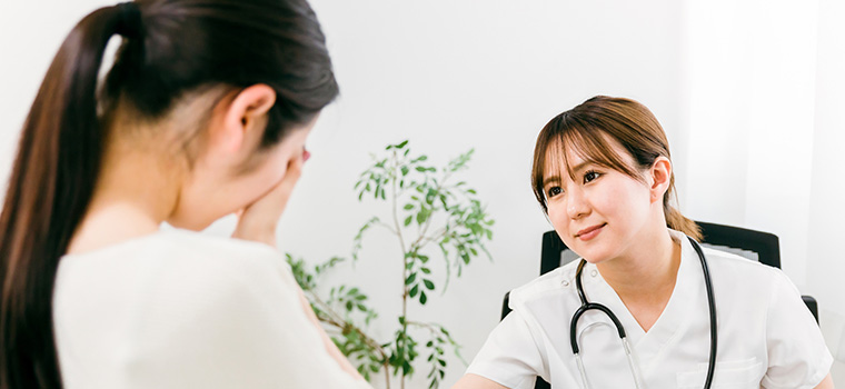 精神科の診断の様子イメージ