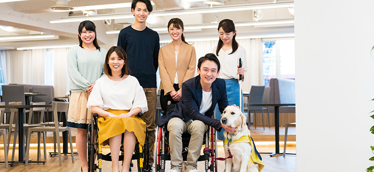 障害者雇用ではたらく人のイメージ