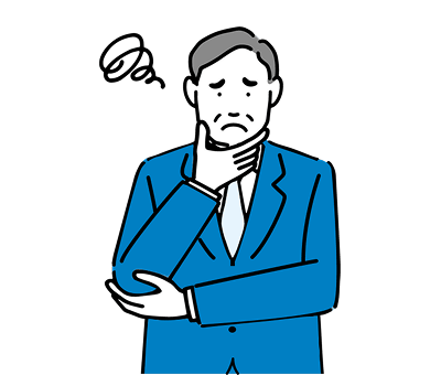 悩んでいる求職者