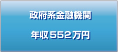 政府系金融機関 年収552万円
