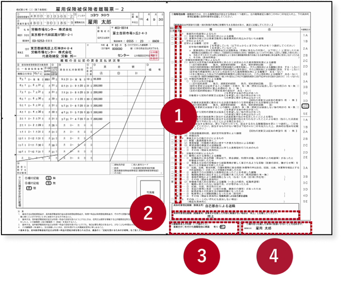 離職票2 離職理由 ストア その他