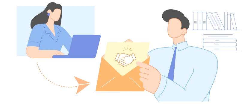 内定｜内定連絡を受けてから雇用契約までの流れのイメージ