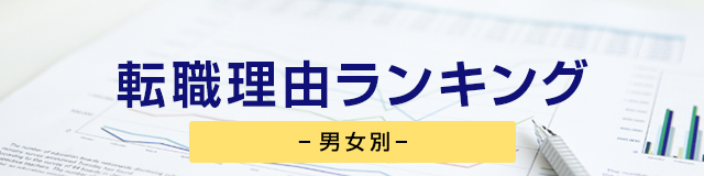 転職理由ランキング＜2016年4月～9月＞  男女別