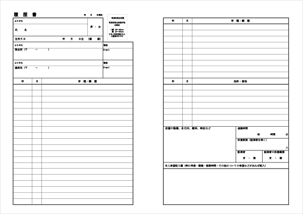 書 ダウンロード 履歴 履歴書のテンプレートをワードでダウンロードする方法を紹介