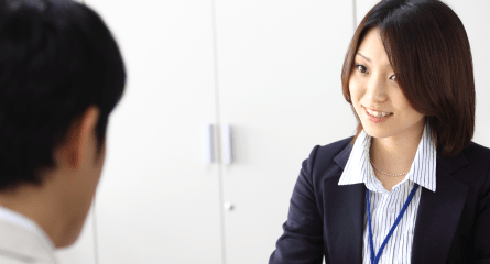 転職活動の悩みを相談できる