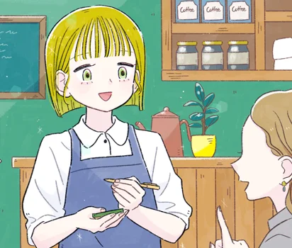 販売・サービス職のイラスト