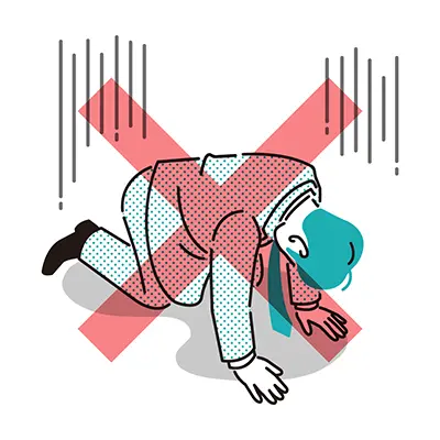 体調を崩すほどの過度な我慢や無理